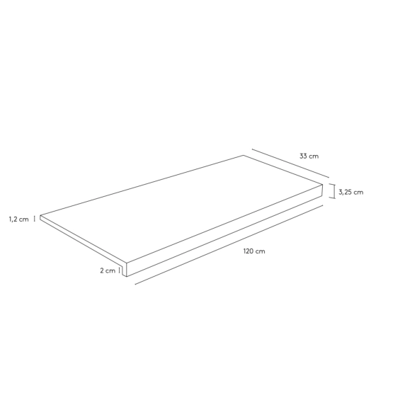 Plat de marche Ocean Quercia R11 33x120cm