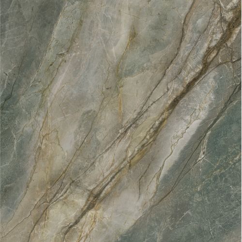 Carrelage sol et mur poli effet marbre Jumeirah vert 120x120 cm