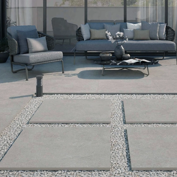 Dalle extérieur Link 2.0 perleR11 60x60 cm