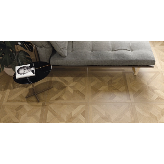 Carrelage sol imitation parquet Iraty beige 60x60 cm