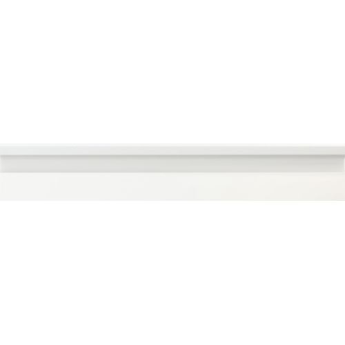 Frise Boiserie zocalo blanc 10x60 cm