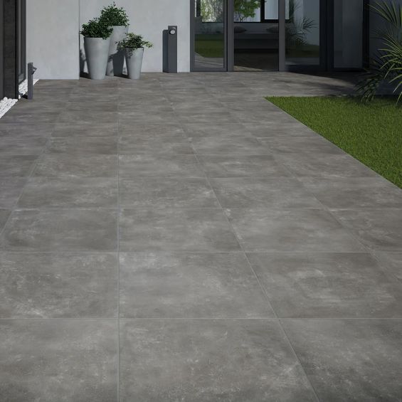 Dalle extérieur Vigo 2.0 graphite R11 60x60 cm