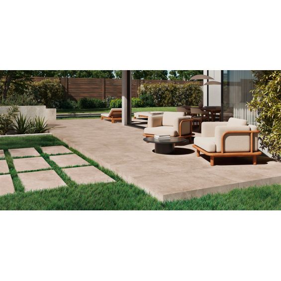 Dalle extérieur Nara 2.0 taupe R1160x90 cm