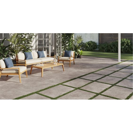 Dalle extérieur Nara 2.0 anthracite R1160x90 cm