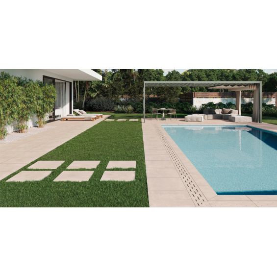 Dalle extérieur Doha 2.0 beige R11 60x60 cm