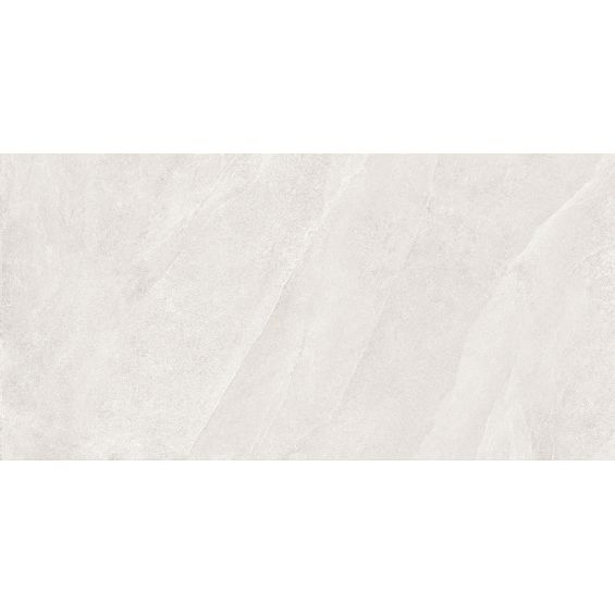 Dalle extérieur effet pierre Volcania 2.0 blanc griséR11 60x120 cm