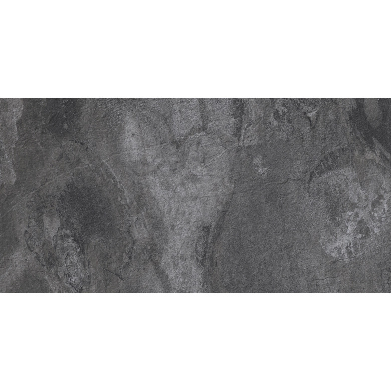 Carrelage sol extérieur effet pierre de Bali Kuta Black R11 30x60 cm