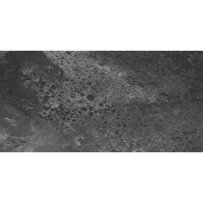 Carrelage sol extérieur effet pierre de Bali Kuta Black R11 30x60 cm