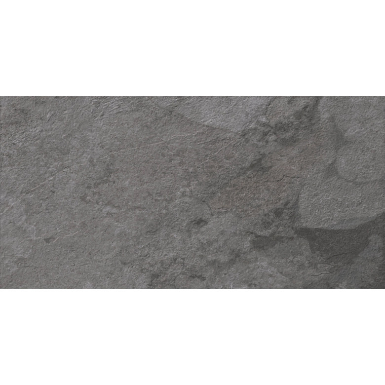 Carrelage sol extérieur effet pierre de Bali Kuta Black R11 30x60 cm