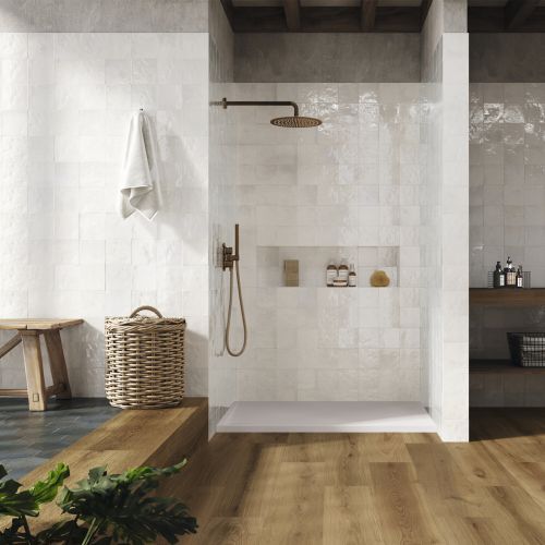 Carrelage mur effet zellige...