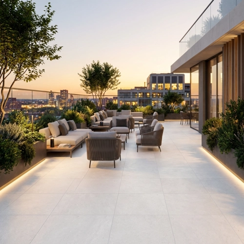 Dalle extérieur Concretum...