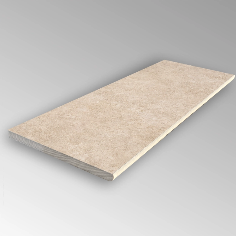 Margelles d'angle droit 90° piscine Nara 30x90 cm ( 2 pièces)