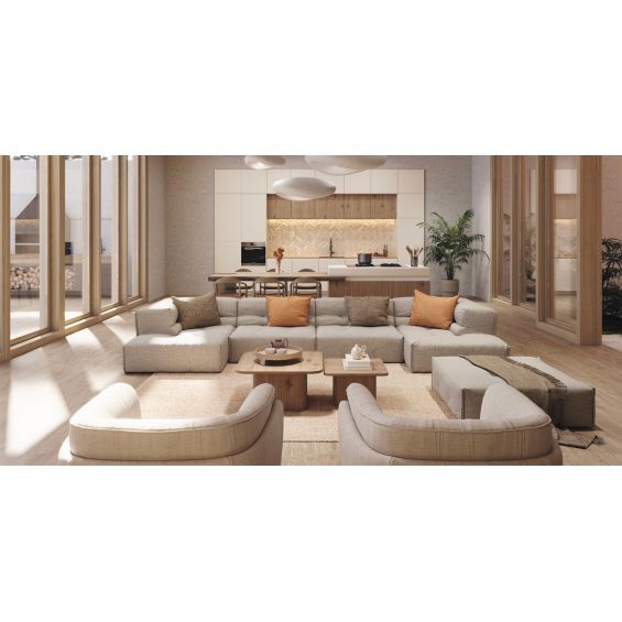 Carrelage mur effet zellige Médina crème6,3x24,6 cm