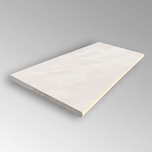 Margelle piscine Volcania blanc grisé 30x60 cm