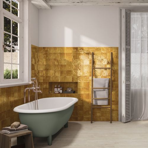 Carrelage mur effet zellige...