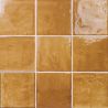 Carrelage mur effet zellige Médina ocre 13x13 cm