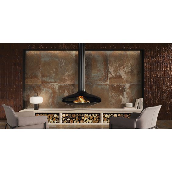 Carrelage mur effet zellige Médina marron6,3x24,6 cm