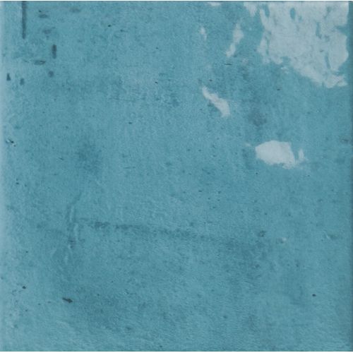 Carrelage mur effet zellige Médina bleu 13x13 cm