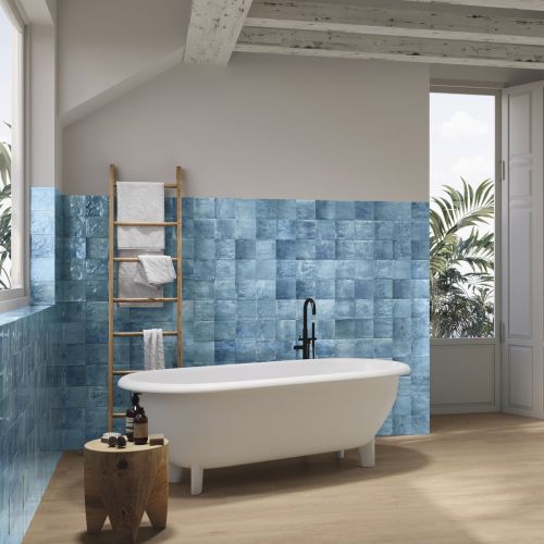 Carrelage mur effet zellige...