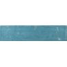 Carrelage mur effet zellige Médina bleu6,3x24,6 cm
