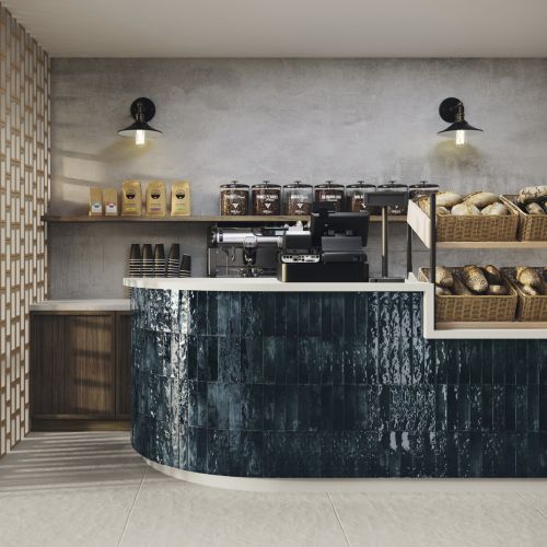 Carrelage mur effet zellige...