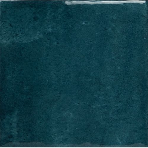 Carrelage mur effet zellige Médina bleu marine 13x13 cm