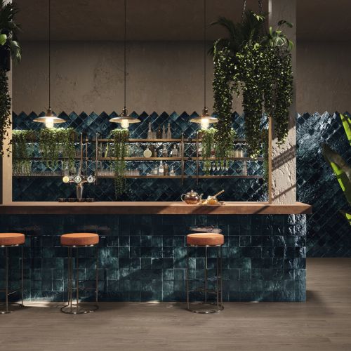 Carrelage mur effet zellige...