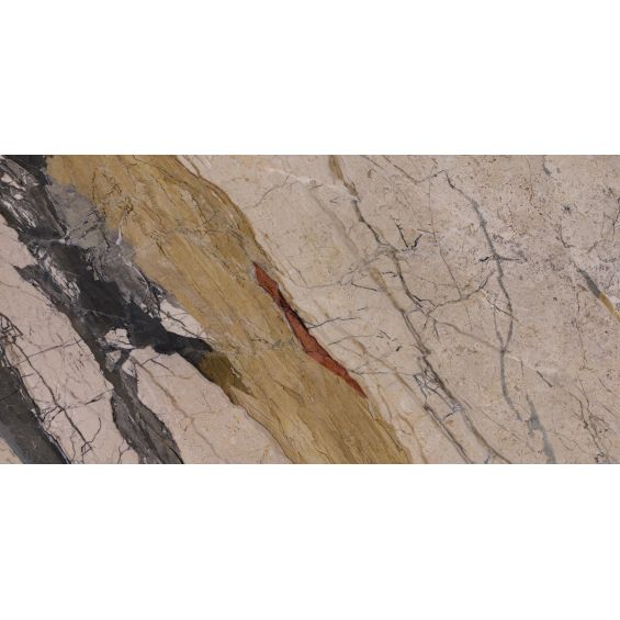 Carrelage sol et mur poli effet marbre Palazzo sicilia 60x120 cm