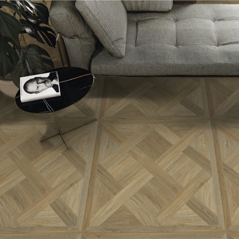Carrelage sol imitation parquet Iraty chêne 60x60 cm