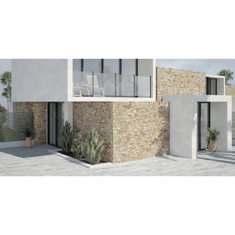 Carrelage effet parement Maduro beige 32x89 cm