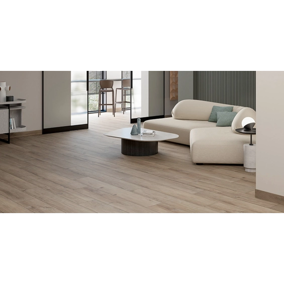 Carrelage sol imitation parquet Kalimantan noisette25x150 cm