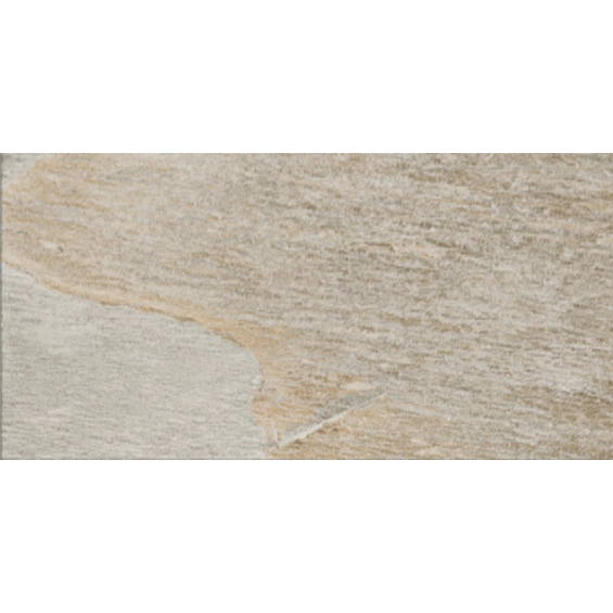 Carrelage sol extérieur Pierre de Bali Météor Mix terre R11 30x60 cm