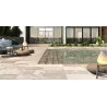 Carrelage sol extérieur Pierre de Bali Météor Mix terre R11 30x60 cm