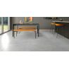 Carrelage sol effet pierre Link Perle 100x100 cm