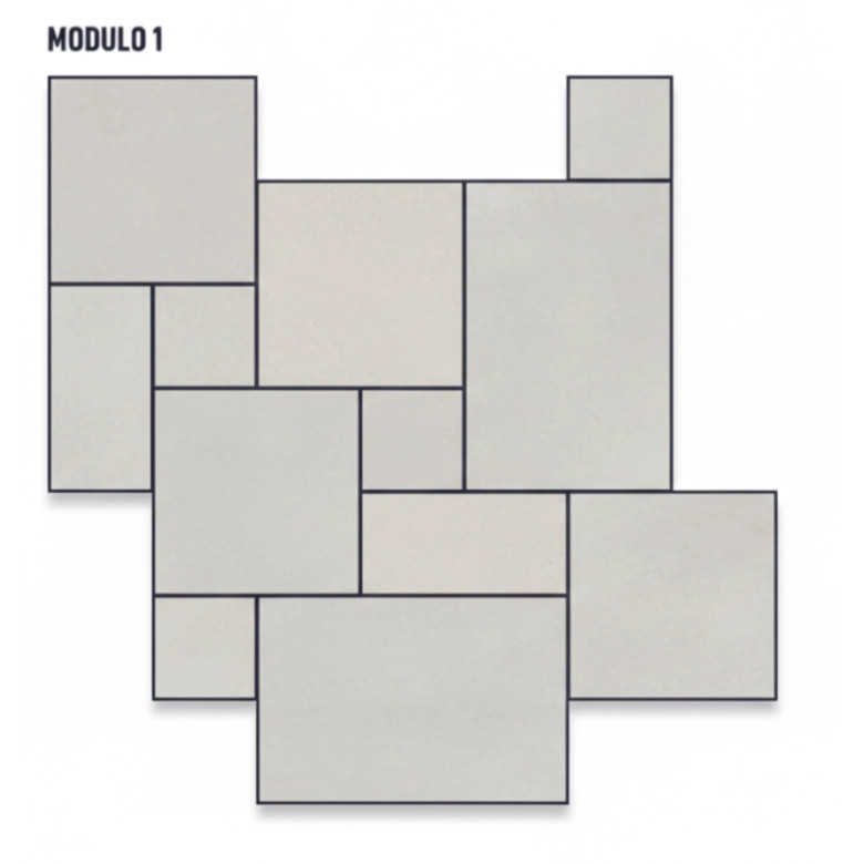 Carrelage sol extérieur effet pierre Travertin TravertiNova classic R11 multi-format