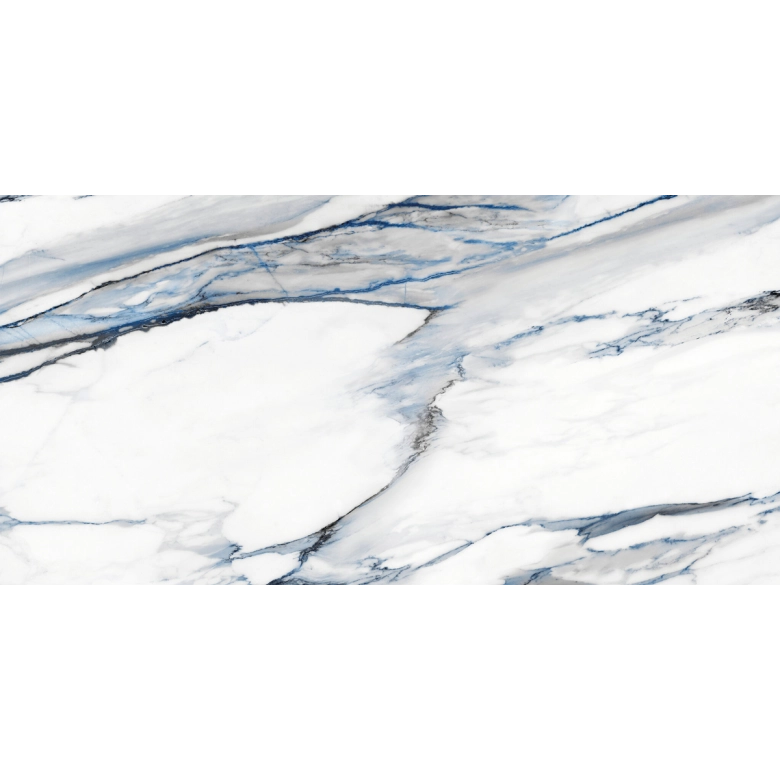 Carrelage sol et mur effet marbre mat Kallos bleu 3060 cm