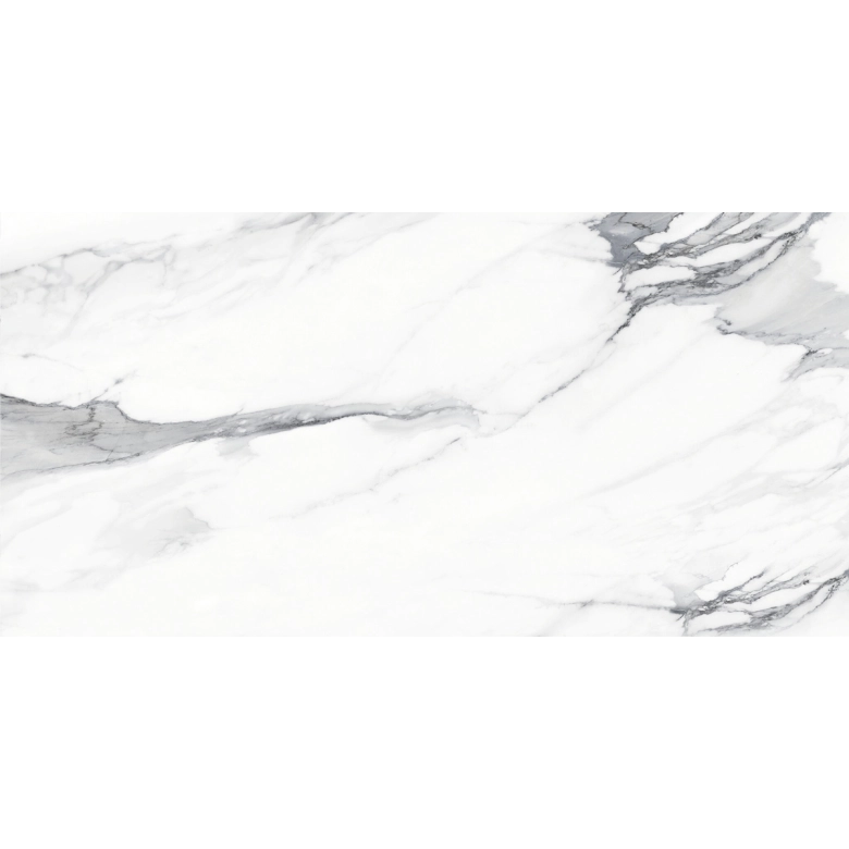 Carrelage sol et mur effet marbre mat Kallos blanc grisé 3060 cm