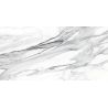 Carrelage sol et mur effet marbre mat Kallos blanc grisé 3060 cm