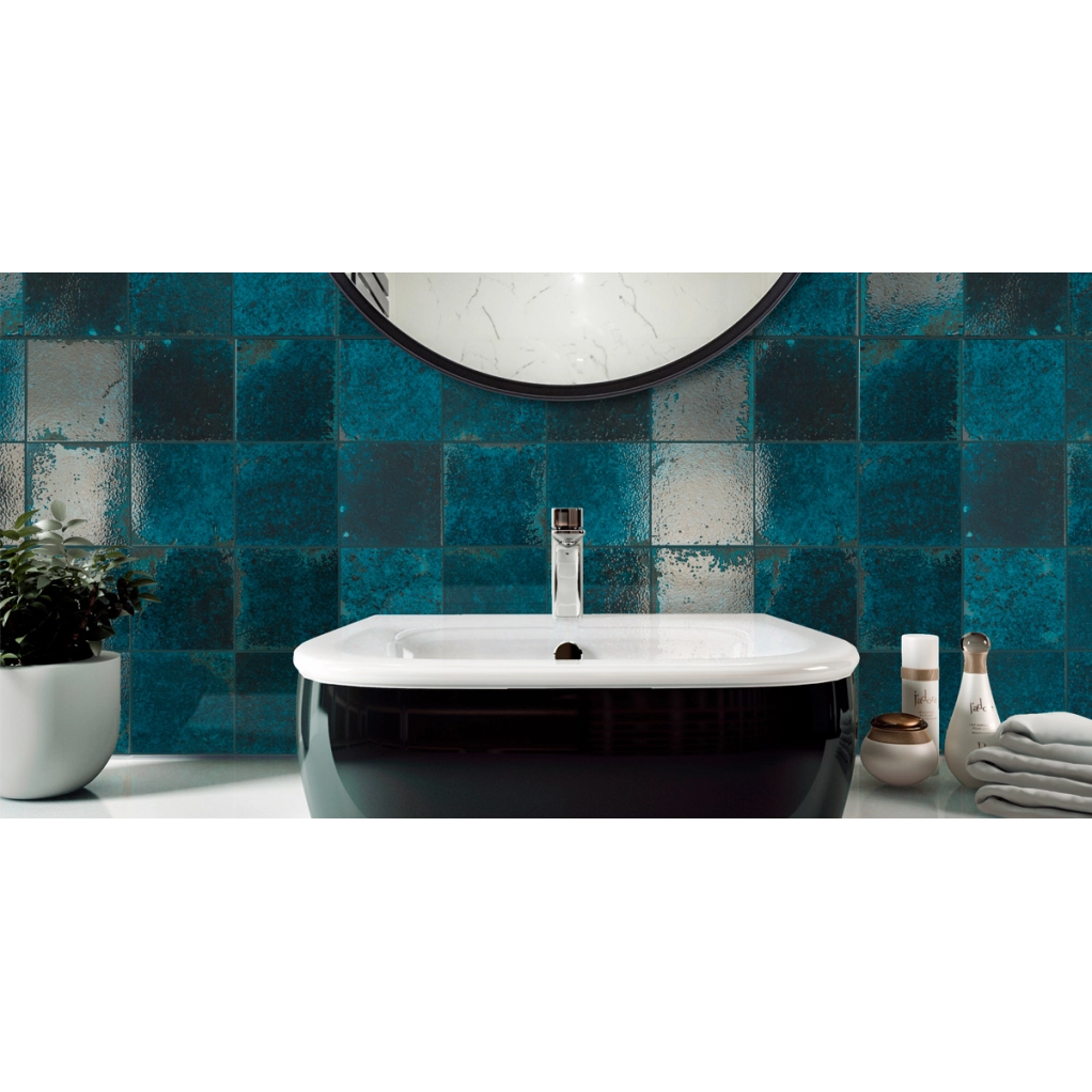 Carrelage mur Brique bleu 15x15 cm