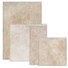 Carrelage sol extérieur effet pierre Travertin TravertiNova classic R11 multi-format