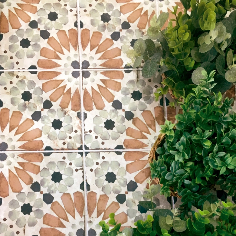 Carrelage sol effet carreaux de ciment Ritz Sylvania20x20 cm