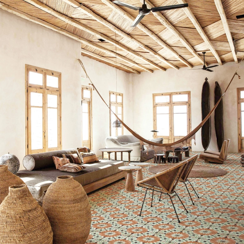 Carrelage sol effet carreaux de ciment Ritz Sylvania20x20 cm