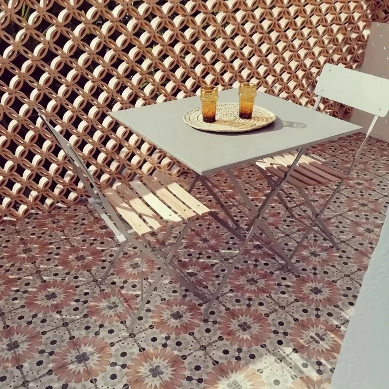 Carrelage sol effet carreaux de ciment Ritz Sylvania20x20 cm