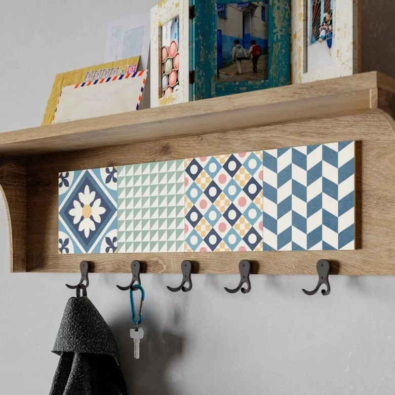 Carrelage sol effet carreaux de ciment Tradition mix 33,1533,15 cm