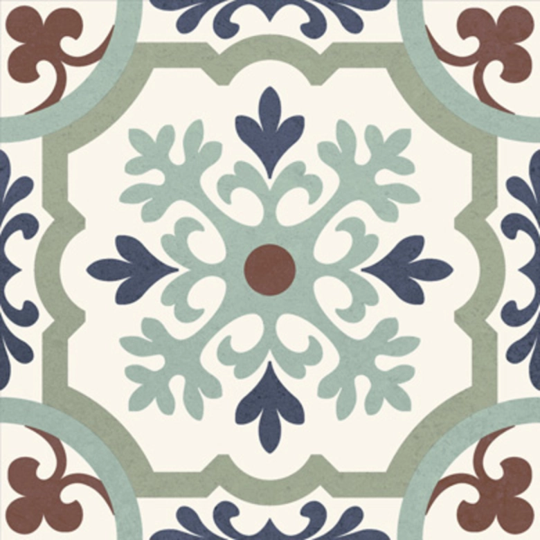 Carrelage sol effet carreaux de ciment Taco Tradition mix 16,516,5 cm