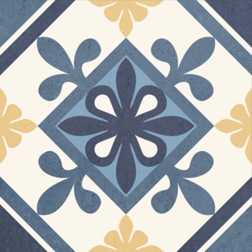 Carrelage sol effet carreaux de ciment Taco Tradition mix 16,516,5 cm