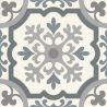 Carrelage sol effet carreaux de ciment Taco Tradition gris 16,516,5 cm