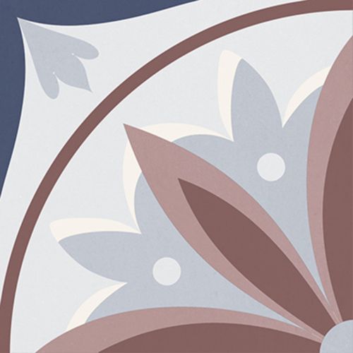 Carrelage sol effet carreaux de ciment Manzanillo mix 16.516.5 cm