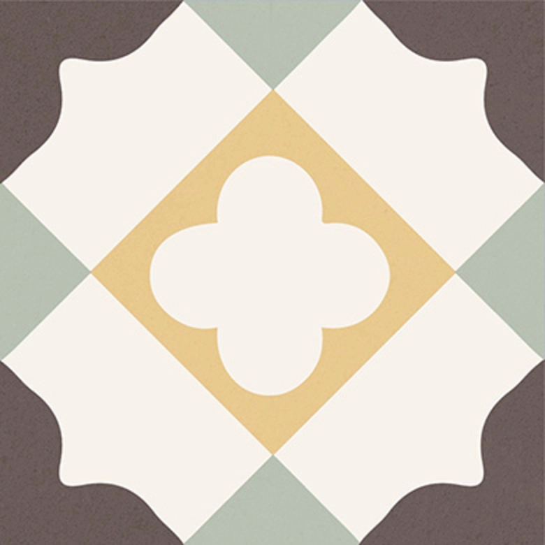 Carrelage sol effet carreaux de ciment Manzanillo mix 16.516.5 cm