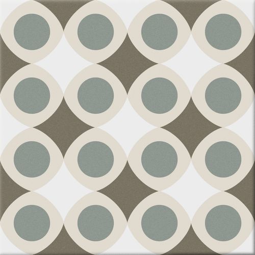 Carrelage sol effet carreaux de ciment Classico pop warm 20x20 cm